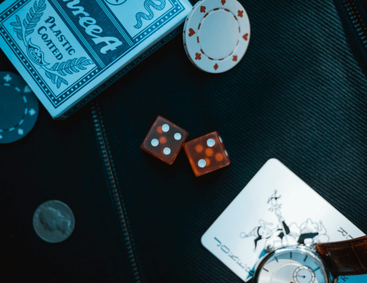 Operational risks: Pair of dice and pack of cards plus some loose coins