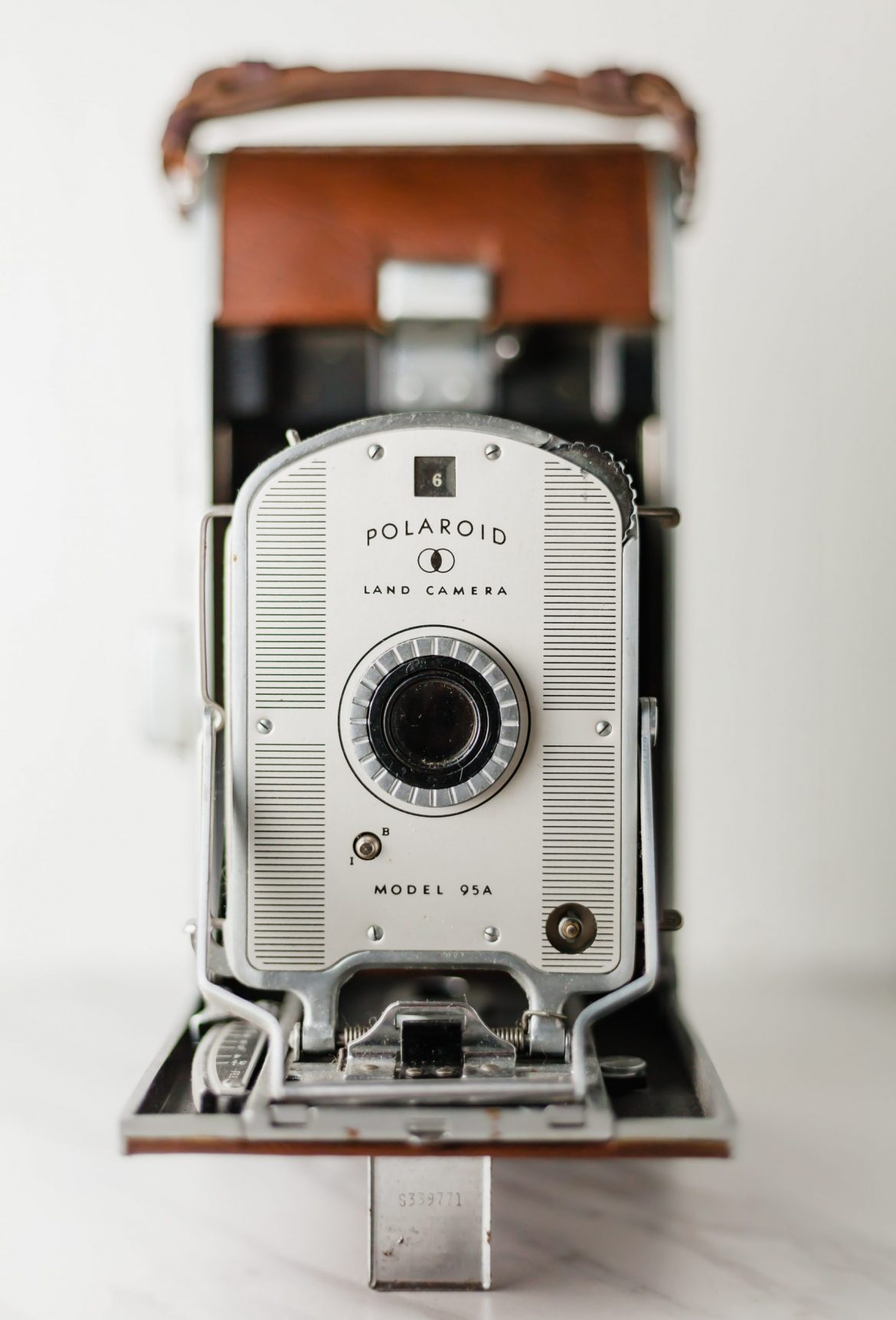 Mining for silver: Polaroid land camera (model 95a) in silver