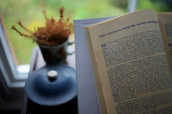 Collecting rare books and first editions: Open book placed on a table